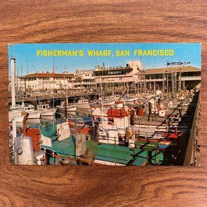 Vintage  SF California Souvenir Travel Postcard